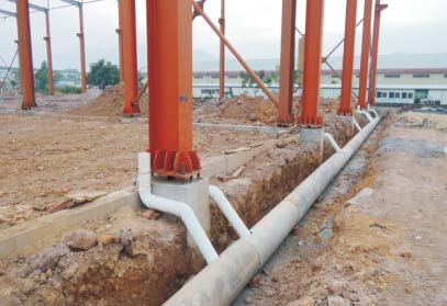 钢结构厂房排水管道